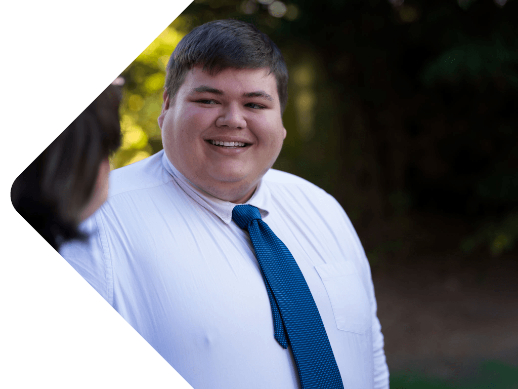 Charlie Crane smiling